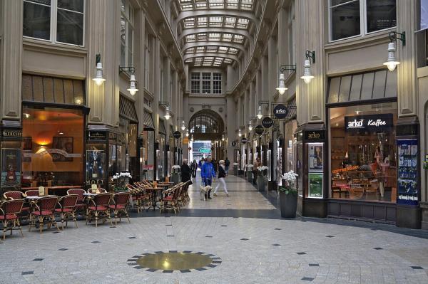 Mädler-Passage & Co.: Leipzigs Passagen zwischen Prunk, Plüsch und Messetrubel